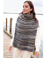 Lana Grossa poncho breien van Twin 50 gram M 14