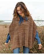 Lana Grossa poncho van Inizio Pelo breien M41