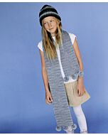 Lana Grossa kinder sjaal breien van Cool Wool Big Vintage (Kids13, m18)
