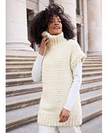 Lana Grossa spencer met col breien van Confetti (F70,M6)