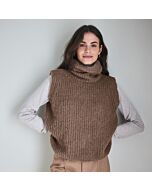 Lana Grossa spencer met col breien van Setasuri Big (LB13, M23)