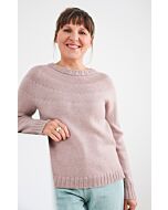 Lana Grossa top down trui breien van Cool Wool (Rosa P Mapala, m5)