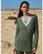 Lana Grossa trui haken van Promessa (Haken 6, m13) | C.R. Couture