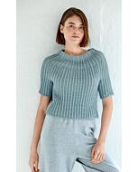 Lana Grossa trui met korte mouw breien van Cool Wool (m11)