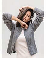 Lana Grossa vest breien van Cool Wool en Silkhair Lusso (m11)