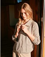 Lana Grossa vest met een kraag breien van Cara (Nordic Knots, m2)