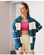 Lana Grossa vest met rits van Riserva breien (F63, M30)