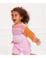 Lana Grossa vrolijk baby truitje breien van Soft Cotton (IE5,M36)
