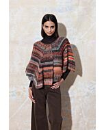 Lang Yarns gehaakte dames cape van Magnolia (P74,M3)