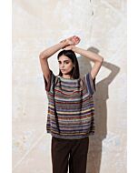 Lang Yarns top-down dames trui breien van Magnolia (P74,M2)