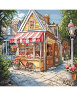 Letistitch borduurpakket Patisserie L8098 telpatroon