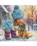 Letistitch borduurpakket 'best friends' L9925 telpatroon