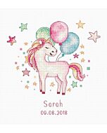 Borduurpakket Unicorn om te borduren van Luca-s  b1149