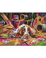 Luca-s borduurpakket Puppy Picasso B2415