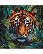 Luca-s borduurpakket Tiger of the jungle BU5048 telpatroon