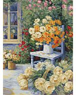 Luca-s borduurpakket 'garden corner' BU5056 telpatroon
