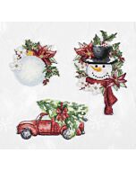 Luca-S kerst hangers Kerst Figuren JK037 telpatroon