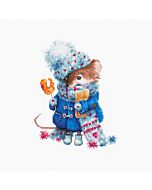 Luca-s kerstmuis b1168 borduren