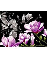 Voorbedrukt canvas/stramien Magnolias for Ever om te borduren van Margot 133.3514