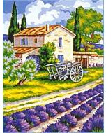 stramien Mediterranean campagne om te borduren van Margot 153.1336