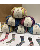 Mazzelzak Lang Yarns Super Soxx MixTapeSoxx serie sokkenwol