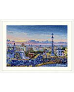 Borduurpakket Barcelona. Park Güell   k-199 met telpatroon 