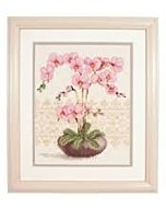 Borduurpakket orchidee van vervaco