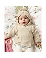 Phildar baby jasje met capuchon breien van Cabotine (196, m5)