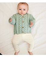 Phildar baby kabel vestje breien van Phil Imaginaire 3,5 (269,m6)