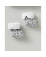 Phildar baby slofjes breien van Phil Caresse en Phil Douce (200, m9f)