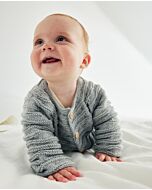 Phildar baby vestje rondbreien van Phil Lambswool (254,m24)