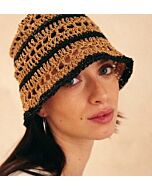 Phildar dames hoedje haken van Phil Raphia (260, m6)