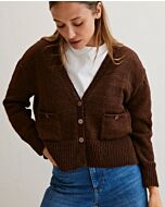 Phildar dames vest met v-hals breien van Phil Soie Merinos (262,m9)