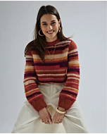 Phildar gestreepte dames trui breien van Phil Chic en Phil Chic Lurex (244, m15) 