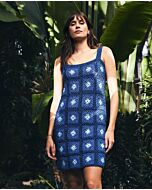 Phildar jurk met granny squares haken van Cotton 3 (257,M9)