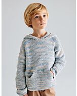 Phildar kindertrui met capuchon breien van Phil Exotique (239, m22)