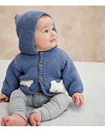 Phildar makkelijk baby vest breien van Phil Douce & Phil Imaginaire 3,5 (269,m2)