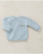 Phildar zacht baby truitje breien van Phil baby doll en Caresse