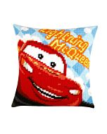 Borduurpakket Disney Lightning McQueen kruissteekkussen Vervaco pn-0014609
