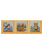 Vervaco borduurpakket 3 stuks Winterdieren PN-0143363.