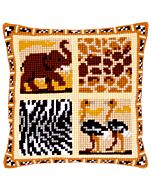 Vervaco borduurkussenpakket Safari PN-0143703 voorbedrukt