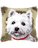 Knooppakket kussen westie hondje van Vervaco