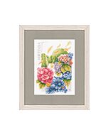 Borduurpakket  hortensia weelde (Hydrangea power)