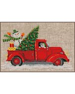 Vervaco borduurpakket Kersttruck borduren pn-0166616