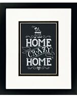 Borduurpakket home crazy home borduren van Dimensions  70-65149