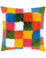 Vervaco Knoop- en kettingsteekkussen Bright squares pn-0175563