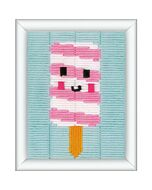 Kinder borduurpakket spansteek ijsje van Vervaco pn-0199377