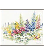 Lanarte borduurpakket Bloemen explosie PN-0199501 telpatroon