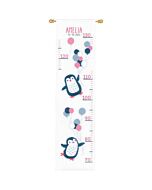 Vervaco borduurpakket groeimeter Hallo Pinguïn PN-0199784 telpatroon