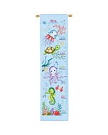 Vervaco borduurpakket groeimeter zeedieren PN-0203270 telpatroon